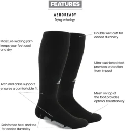 Adidas Icon Over The Calf Baseball/Softball Socks -DUCK Sporting Goods ICONOTC 515109 Navy DET