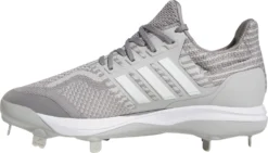 Adidas Men's Ultra Boost DNA 5.0 Metal Baseball Cleats -DUCK Sporting Goods ID9602 GrayWhite INS