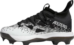 Adidas Kids' Adizero Afterburner 9 NWV TPU Baseball Cleats -DUCK Sporting Goods IE1629 BlackWhite INS