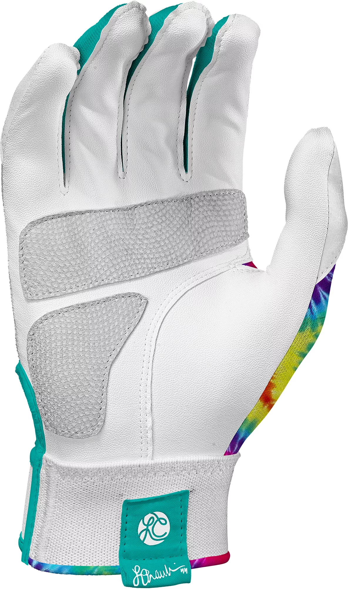 Easton Girls' Lauren Chamberlain Elite Softball Tie Dye Batting Gloves 4 Easton Girls' Lauren Chamberlain Elite Softball Tie Dye Batting Gloves - Image 2
