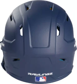 Rawlings Senior MACH Baseball Batting Helmet W/ Adjustable Face Guard -DUCK Sporting Goods MACHADJRH SR DICMA07SMNADJ Navy BCK