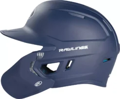 Rawlings Senior MACH Baseball Batting Helmet W/ Adjustable Face Guard -DUCK Sporting Goods MACHADJRH SR DICMA07SMNADJ Navy SDEL