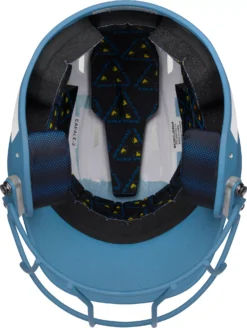 Rawlings Senior Mach Ice Softball Batting Helmet 8 Rawlings Senior Mach Ice Softball Batting Helmet -DUCK Sporting Goods MACHSFTBL SR WhiteColumbiaBlue BTM