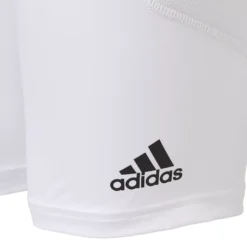 Adidas Men's Triple Stripe Sliding Shorts 12 Adidas Men's Triple Stripe Sliding Shorts -DUCK Sporting Goods MBA12011 White DET alt1
