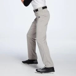 Adidas Men's Triple Stripe Open Bottom Baseball Pants 19 Adidas Men's Triple Stripe Open Bottom Baseball Pants -DUCK Sporting Goods MBA12023 GreyBaseball DET