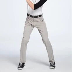 Adidas Men's Triple Stripe Open Bottom Baseball Pants 21 Adidas Men's Triple Stripe Open Bottom Baseball Pants -DUCK Sporting Goods MBA12023 GreyBaseball MODFRT alt1