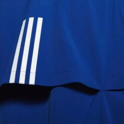 Adidas Men's Triple Stripe Short Sleeve Batting Jacket -DUCK Sporting Goods MBA13011 BlueSurf DET alt2