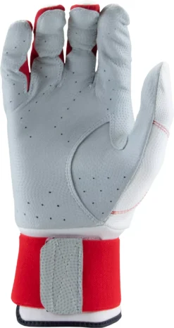 Marucci Adult Signature Full Wrap Batting Gloves -DUCK Sporting Goods MBGSGN3FW USA A RedWhiteNavy BCK