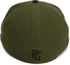 Perfect Game Hoffman Patriot Cap -DUCK Sporting Goods PG038 ArmyGreenBlack BCK