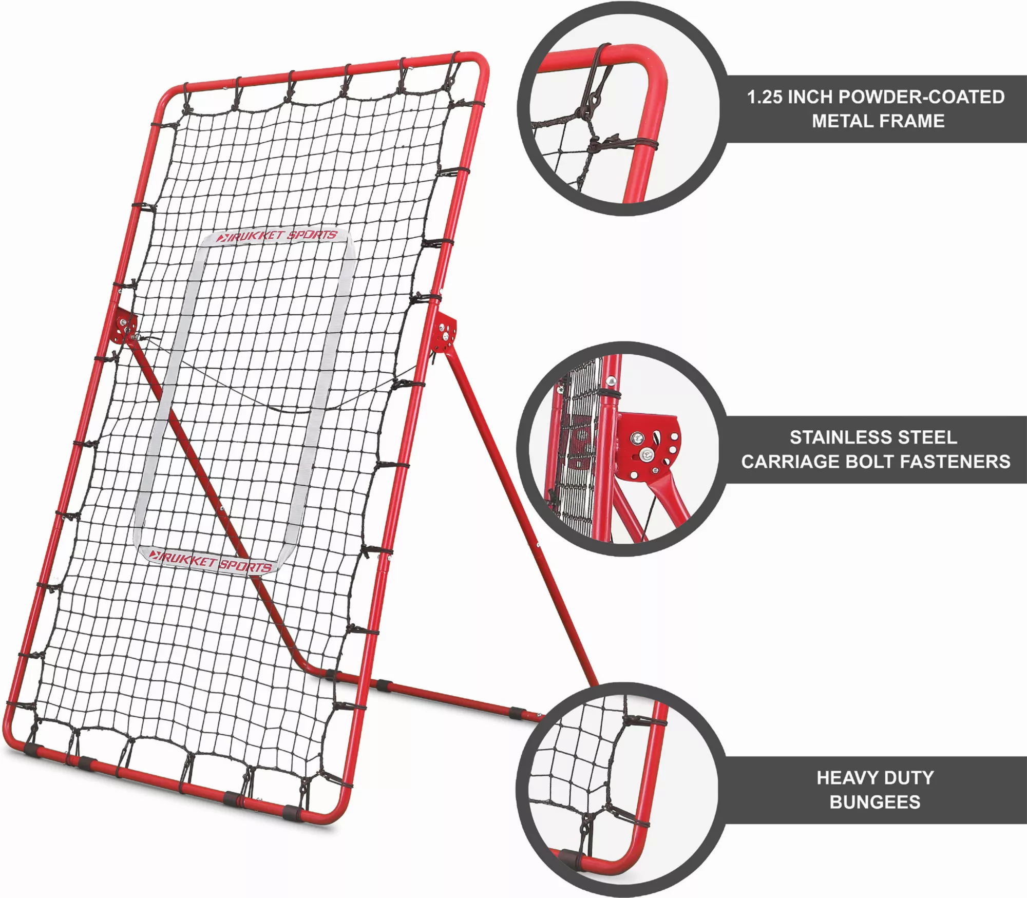 Rukket Sports Pitch Back Rebounder 8 Rukket Sports Pitch Back Rebounder - Image 6