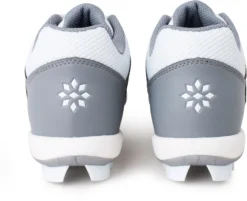 RIP-IT Kids' Diamond Softball Cleats -DUCK Sporting Goods RIPDICY CW GREYWHITE BCK