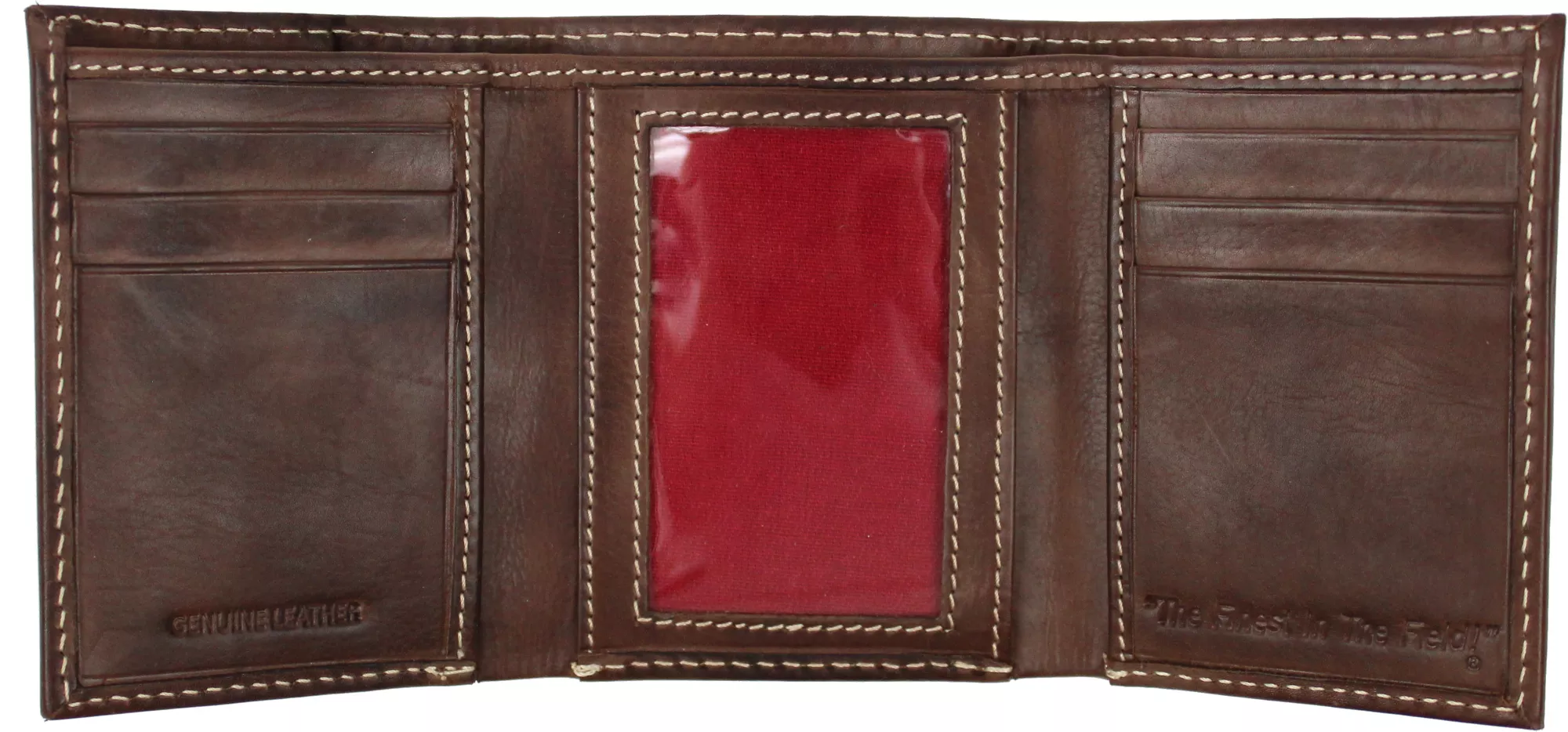 Rawlings Baseball Stitch Leather Trifold Wallet 4 Rawlings Baseball Stitch Leather Trifold Wallet - Image 2