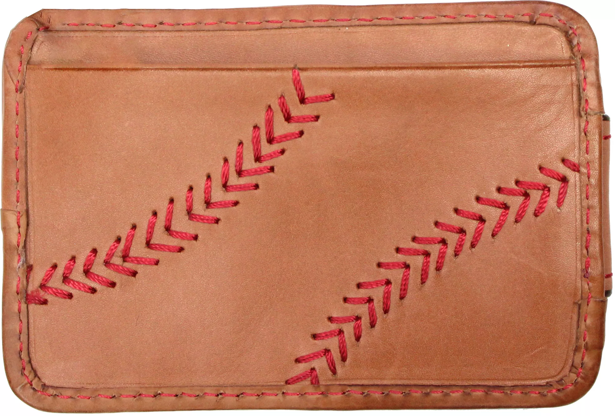 Rawlings Baseball Stitch Leather Front Pocket Magnetic Wallet 4 Rawlings Baseball Stitch Leather Front Pocket Magnetic Wallet - Image 2