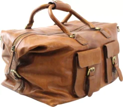 Rawlings Frankie 19'' Leather Duffle Bag 7 Rawlings Frankie 19'' Leather Duffle Bag -DUCK Sporting Goods RS10023 Cognac AR