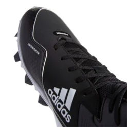 Adidas Men's Icon 7 Mid MD Baseball Cleats -DUCK Sporting Goods S23922 BlackWhite DET