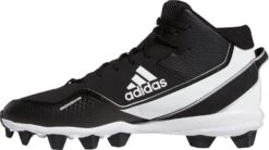 Adidas Men's Icon 7 Mid MD Baseball Cleats -DUCK Sporting Goods S23922 BlackWhite INS