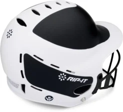 RIP-IT Vision Pro Softball Batting Helmet -DUCK Sporting Goods VISJTTM VISJTTMB BlackWhite AR alt1