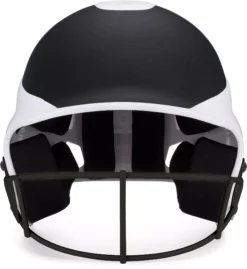 RIP-IT Vision Pro Softball Batting Helmet -DUCK Sporting Goods VISJTTM VISJTTMB BlackWhite FRT