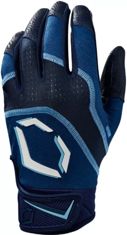 EvoShield Adult Khaos Batting Gloves -DUCK Sporting Goods WB5722002 2XL NavyBlue BCK