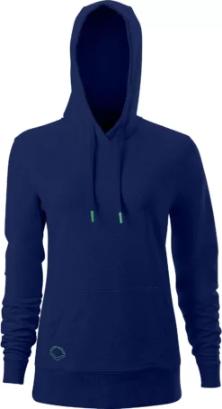 EvoShield Women's Pop Collar Terry Hoodie -DUCK Sporting Goods WB60074 03L Navy FRT