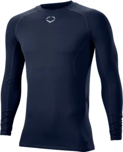 EvoShield Men's Cooling Long Sleeved T-Shirt -DUCK Sporting Goods WB6014LS WB60142022XL Navy AL