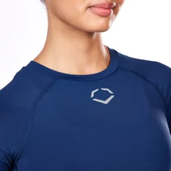 EvoShield Women's Cooling Short Sleeve T-Shirt -DUCK Sporting Goods WB60171 022XL Navy MODDET