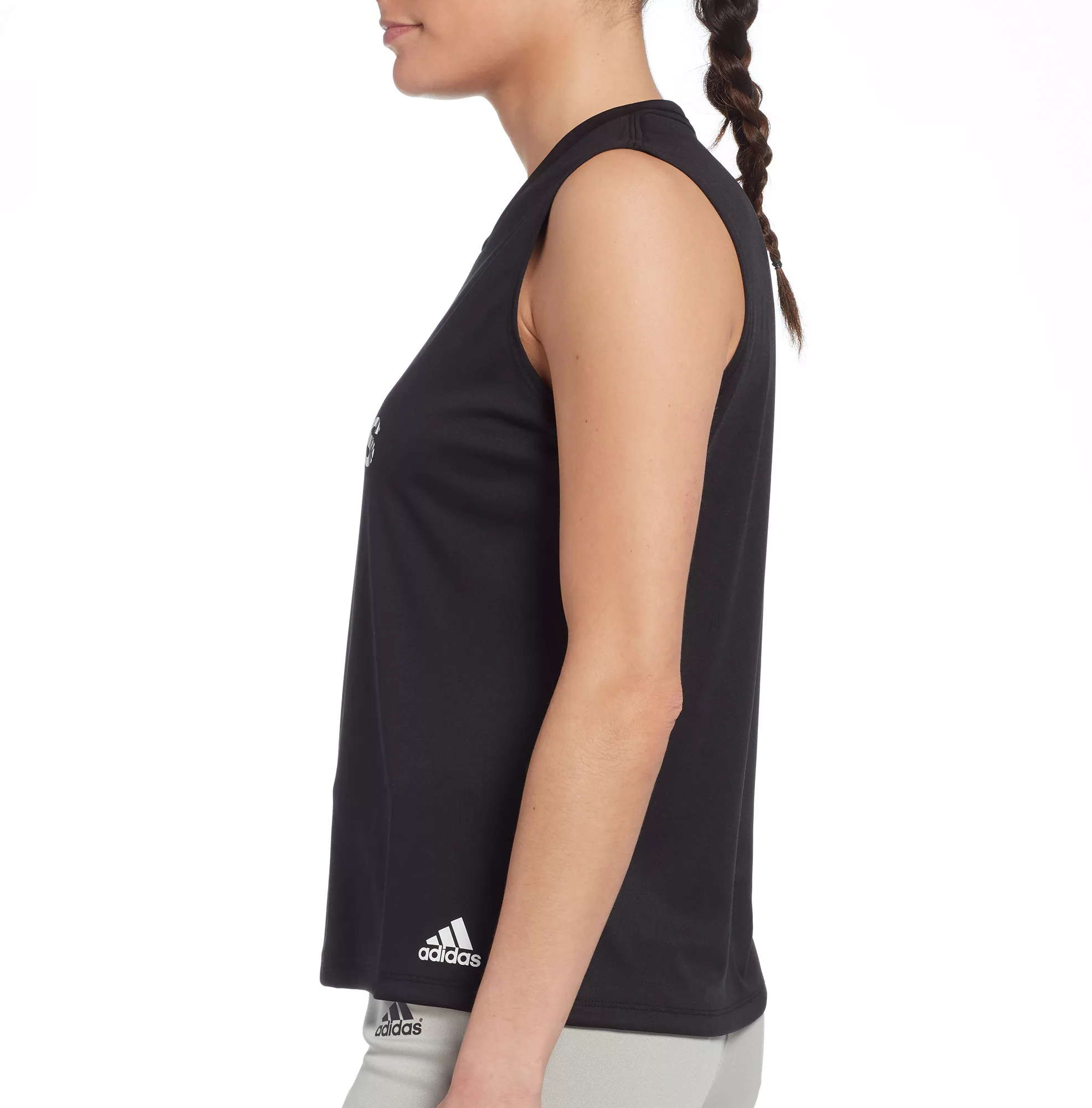 Adidas Women's Sleeveless Softball Graphic T-Shirt 4 Adidas Women's Sleeveless Softball Graphic T-Shirt - Image 2