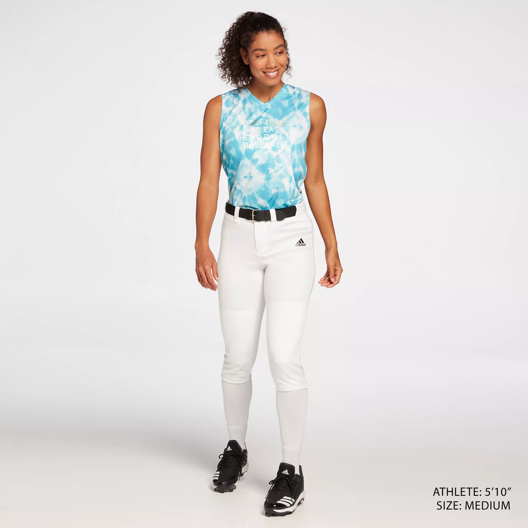 Adidas Women's Softball Graphic Tank Top 6 Adidas Women's Softball Graphic Tank Top - Image 4