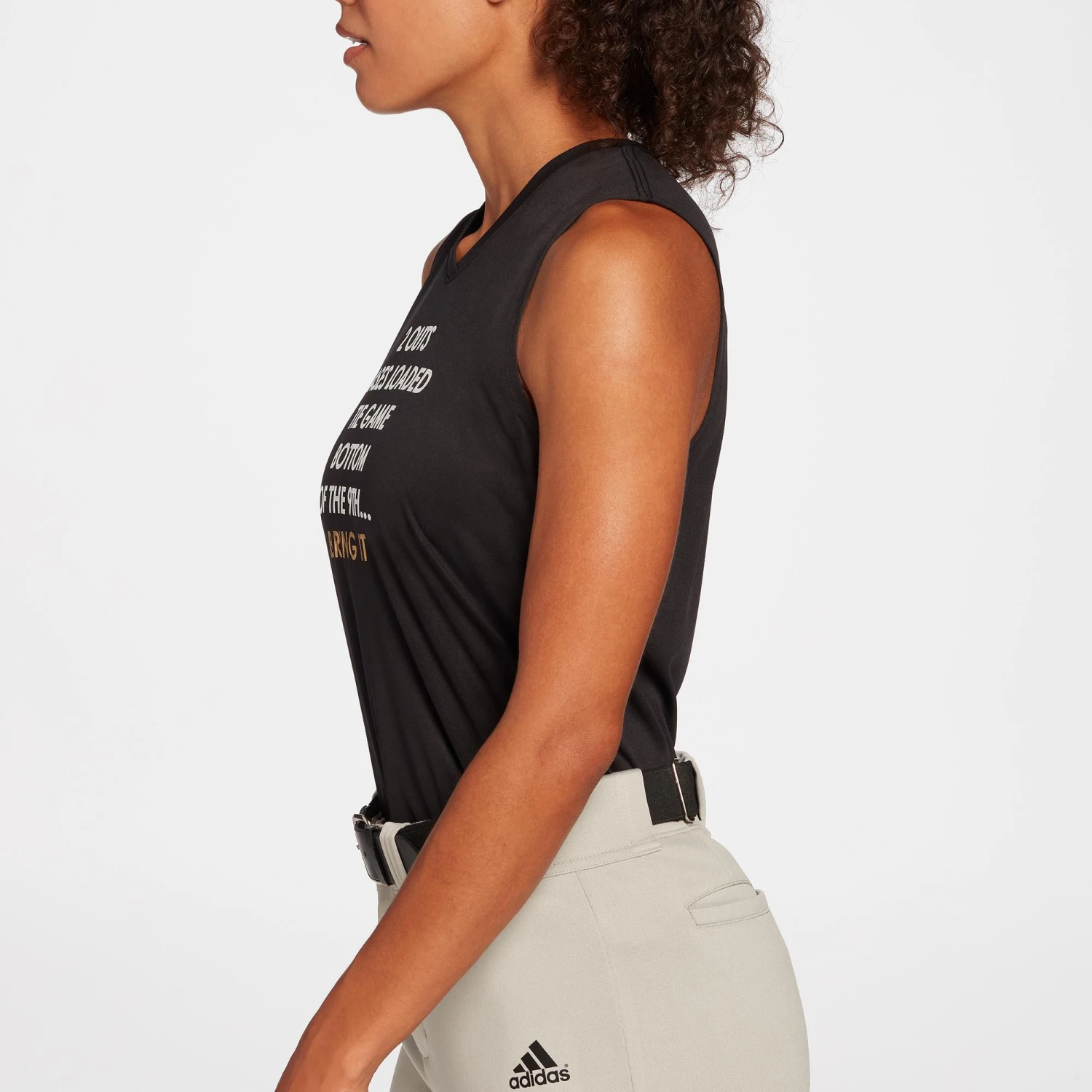 Adidas Women's Perfect Graphic Tank Top 5 Adidas Women's Perfect Graphic Tank Top - Image 3