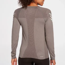 Adidas Women's Seamless Long-Sleeve Softball Shirt -DUCK Sporting Goods WBA11014 Grey MODBCK