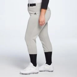 Adidas Women's Softball Pants 18 Adidas Women's Softball Pants -DUCK Sporting Goods WBA12009 GreyBaseball MODDET alt1