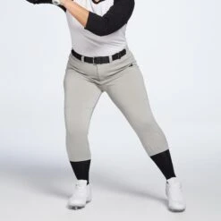 Adidas Women's Softball Pants 20 Adidas Women's Softball Pants -DUCK Sporting Goods WBA12009 GreyBaseball MODFRT alt1