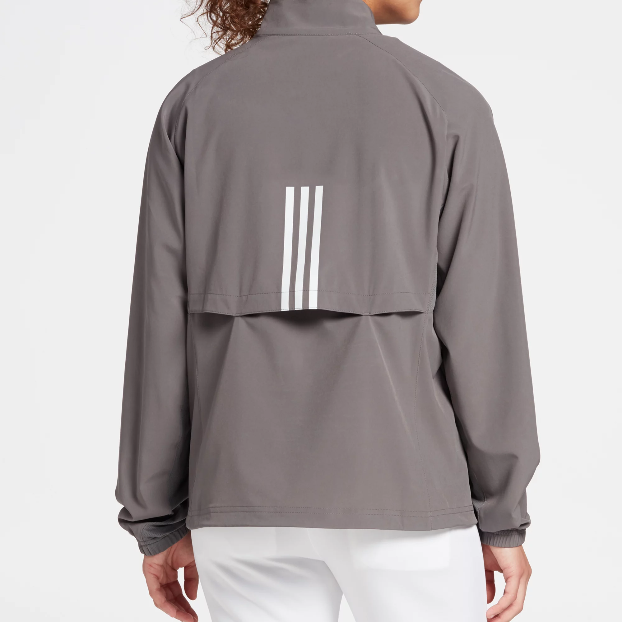 Adidas Women's Triple Stripe Long Sleeve Woven Softball Jacket 4 Adidas Women's Triple Stripe Long Sleeve Woven Softball Jacket - Image 2