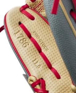 Wilson 11.5'' 1786 A2000 SuperSkin Series Glove 2023 -DUCK Sporting Goods WBW101286115 NOCOLOR DET alt2