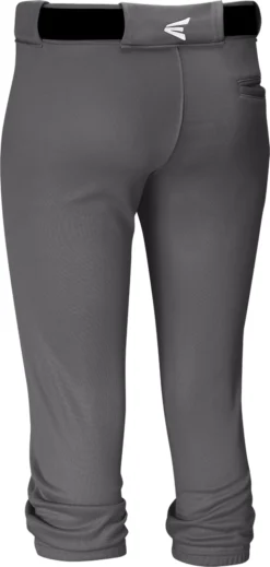 Easton Women's Elite Softball Pants -DUCK Sporting Goods WELITEP GR88 Graphite BCK alt1